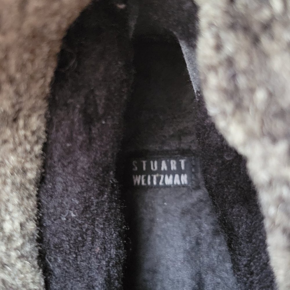 Stuart Weitzman Black Suede Boots Size 8 - Picture 6 of 11